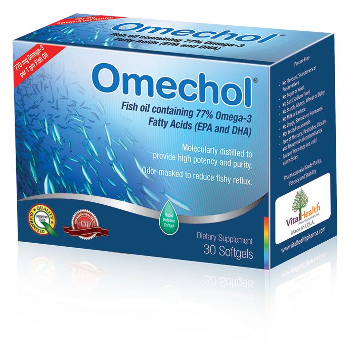 VITAL HEALTH OMECHOL SOFTGEL 30s