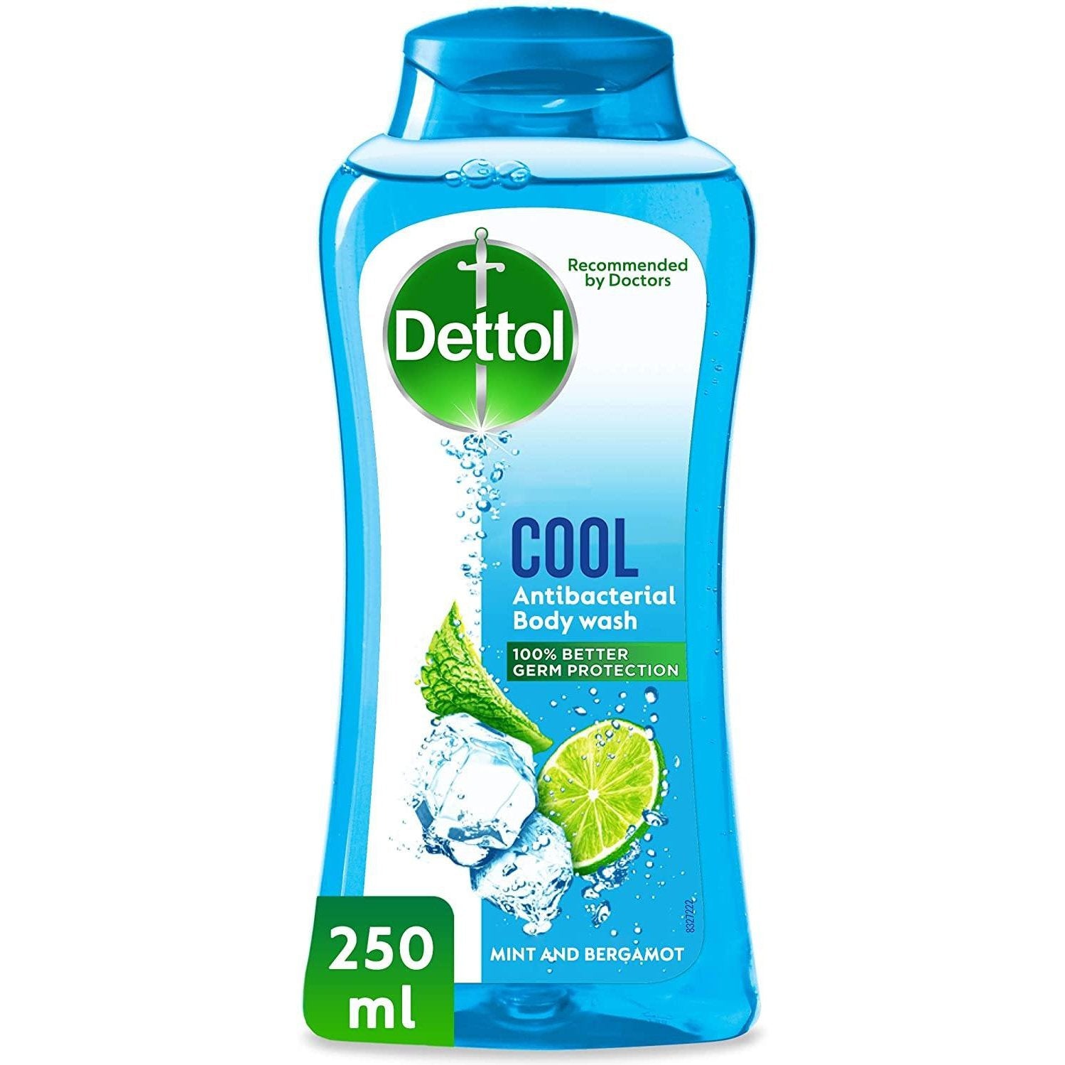 Dettol Cool Anti-Bacterial Body Wash 250ml - Mint & Bergamont - Med7 Online