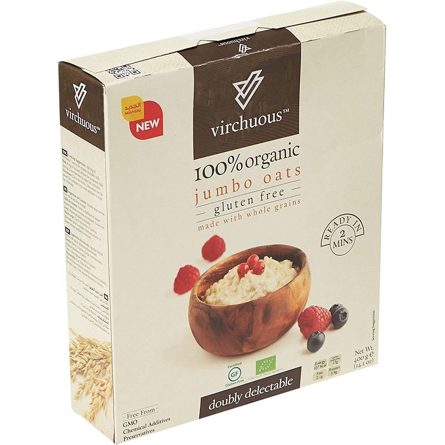 Virchous Jumbo Oats, 400g - Med7 Online