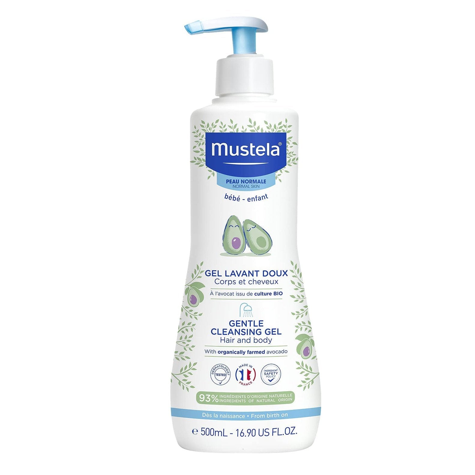 MUSTELA INFANT GENTLE CLEANSING GEL 500ML