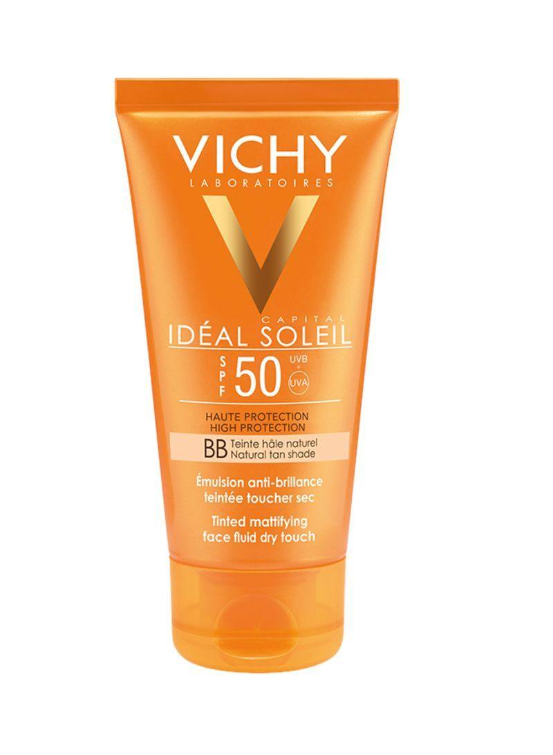 Vichy Ideal Soleil BB Tinted Mattifying Face Fluid Dry Touch 50ml - Med7 Online