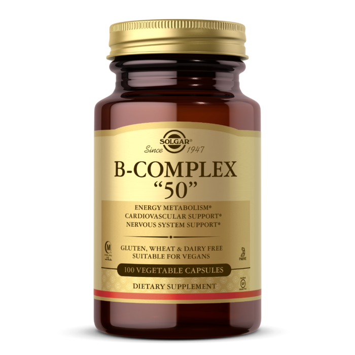 SOLGAR B-COMPLEX ƒ??50ƒ?�  VEGETABLE CAPSULES - Med7 Online