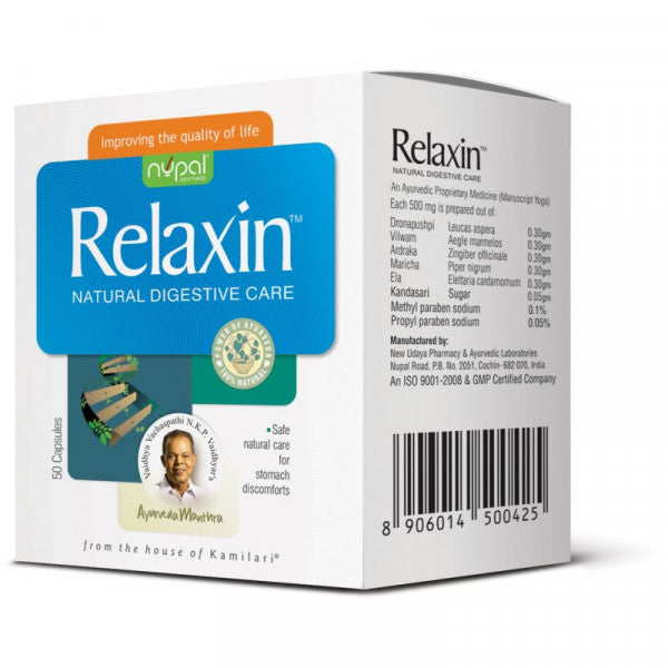 Nupal Relaxin Natural Digestive Care 50 Capsules Med7 Online